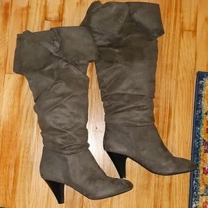 Grey Charlotte Russe Boots